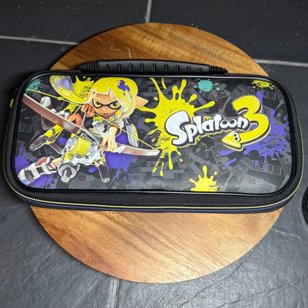 Nintendo Switch Splatoon 3 Deluxe Travel Case RDS Industries Hardshell Bag Black